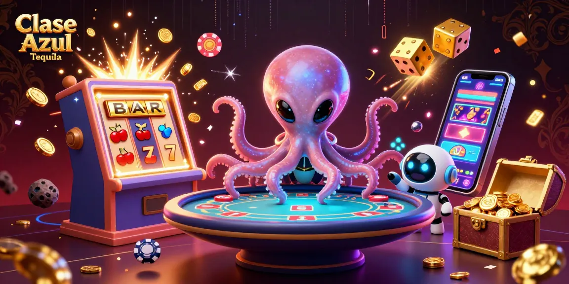 Experience the thrill of Clase Azul Tequila-themed gaming with vibrant visuals and dynamic casino elements.