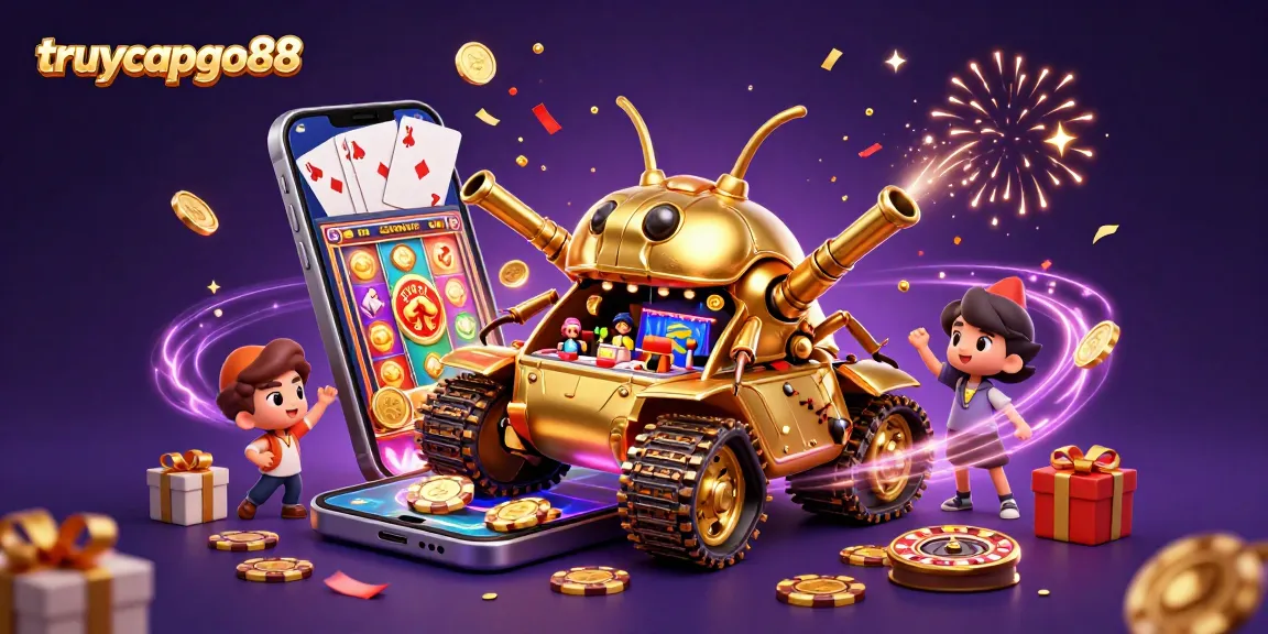 Experience the excitement at truycapgo88 with vibrant casino elements and colorful slot games.