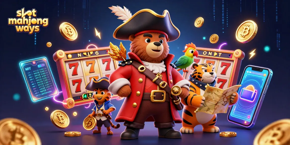Enjoy thrilling wins with slot mahjong ways in this vibrant 3D casino illustration.
